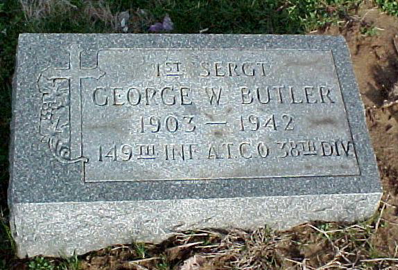 butler george w headstone